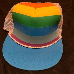 Rainbow SnapBack hat. Worn once. Like new.